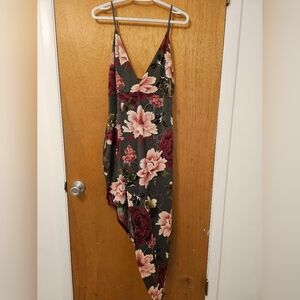 NWOT Fashion Nova Curve 2X Asymmetrical Hem Dress